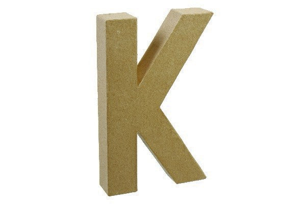 Papbogstav K H20cm B11,5cm